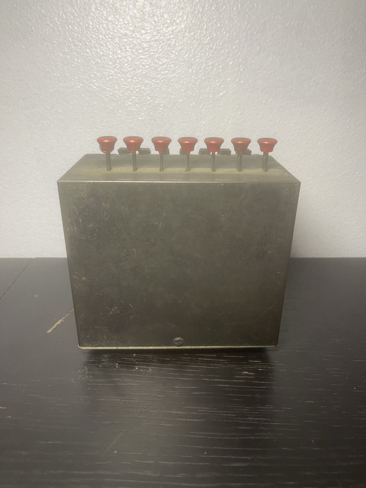 Vintage Antique AMCO Adding Machine 1910 Model, USA Made