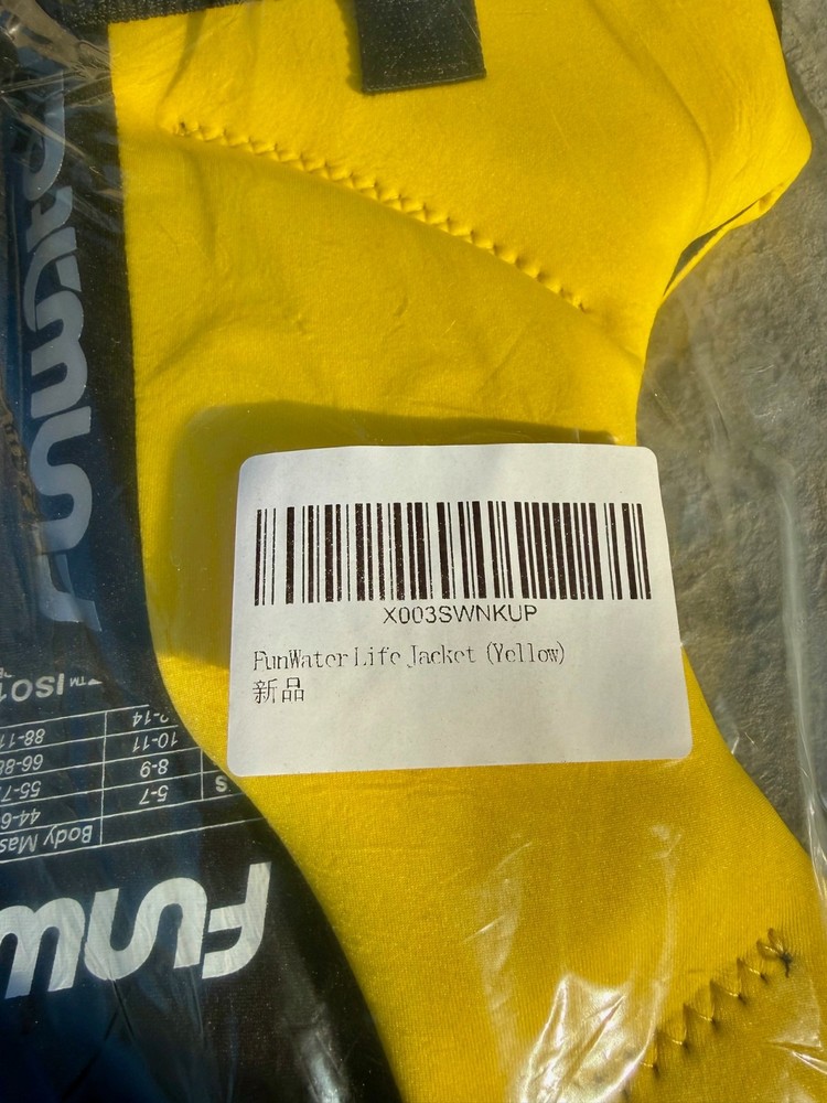 Funwater Kids Life Jacket Personal Floatation Device New in packaging! Size L