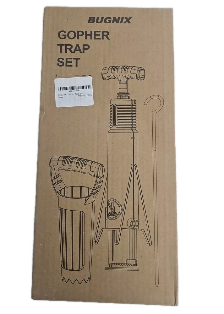 Bugnix Gopher Trap Set Mole Vole Trap Outdoor Lawn New