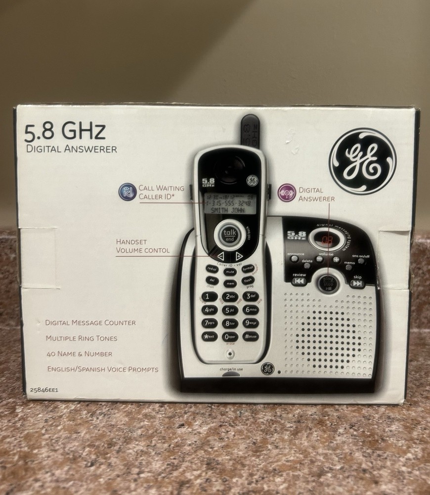 GE 5.8 GHZ Digital Answerer