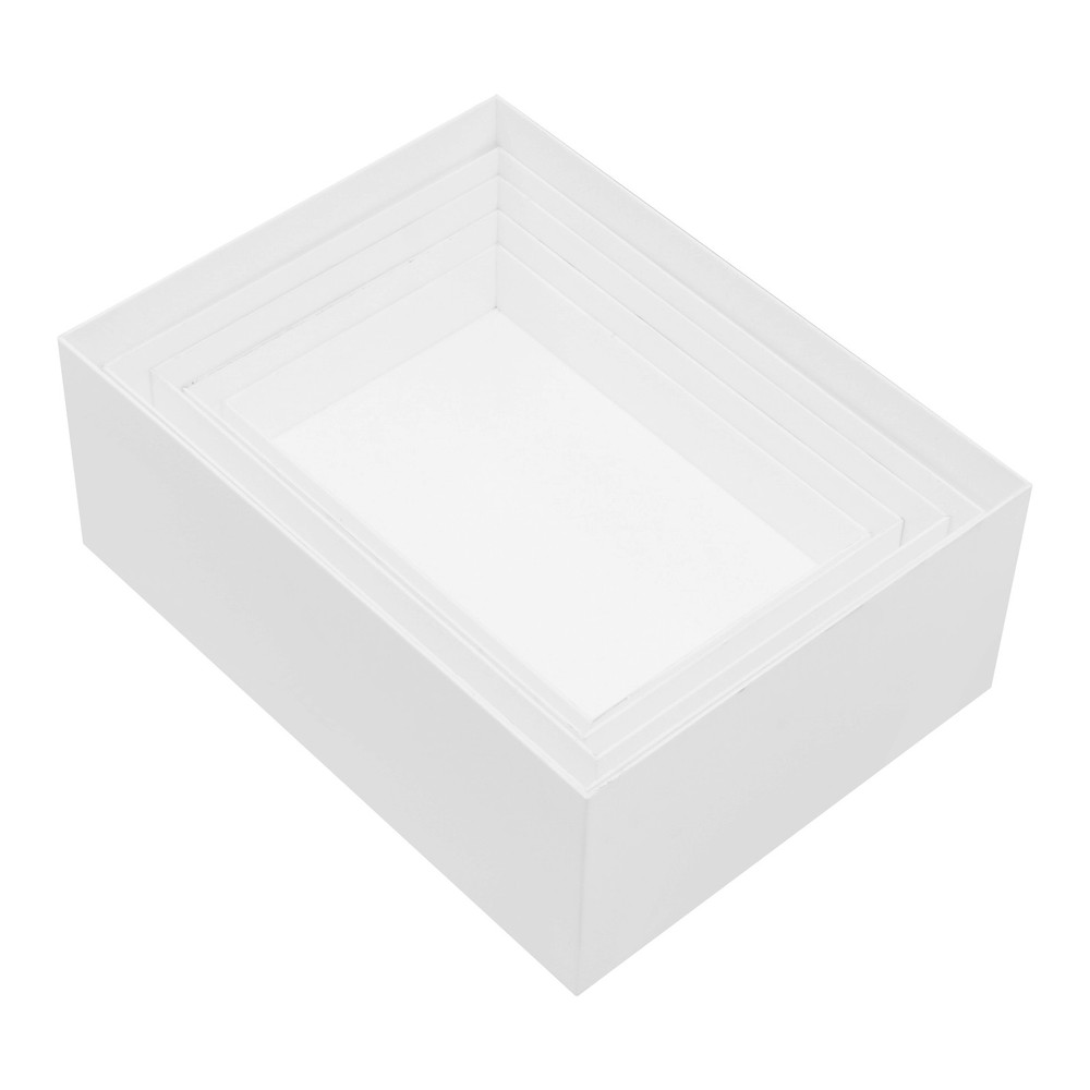 5pcs Acrylic Cupcake Display Stand Multi-purpose Hollow Bottom Nesting Stand