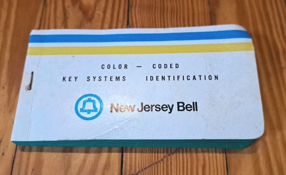 Vintage New Jersey Bell E-Z Code Identification Label Book Thomas & Betts READ
