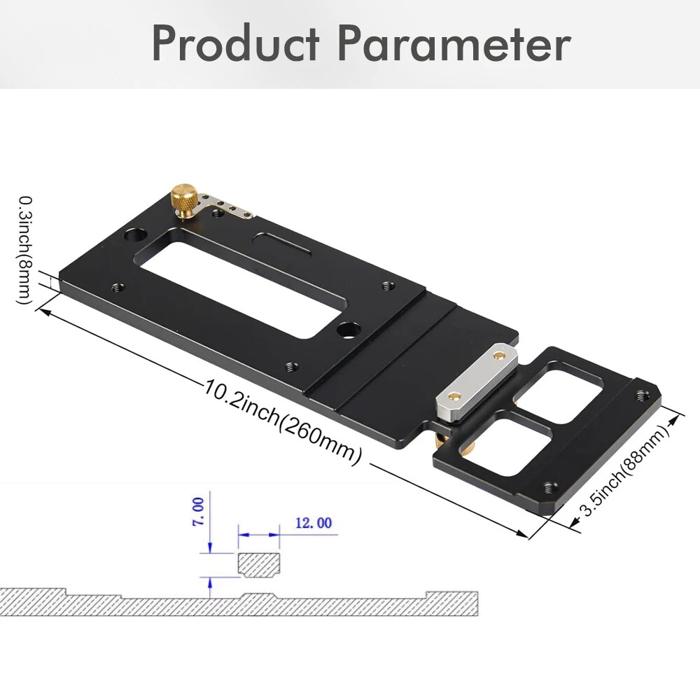 90 Degree Track Saw Square Guide Rail Square Right-angle Guide Rail Stop