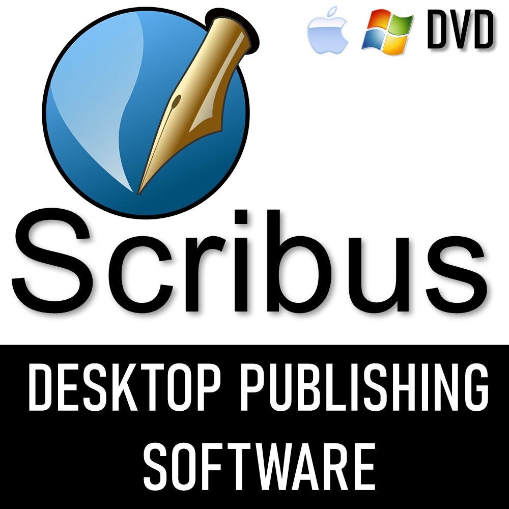 Scribus 2025 | Desktop Publisher | Page Layout Software | DVD | FREE SHIPPING