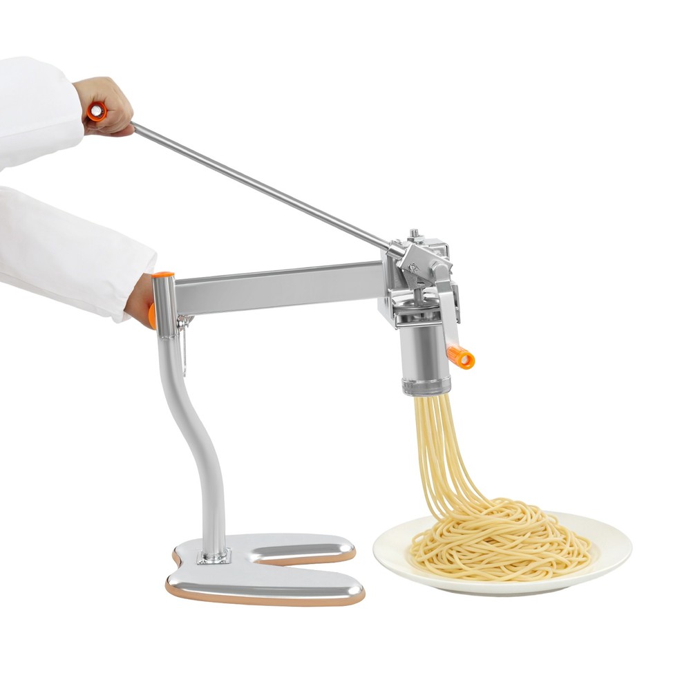 Household Noodle Maker Manual Noodle Maker Portable Pasta Maker Machine Silver