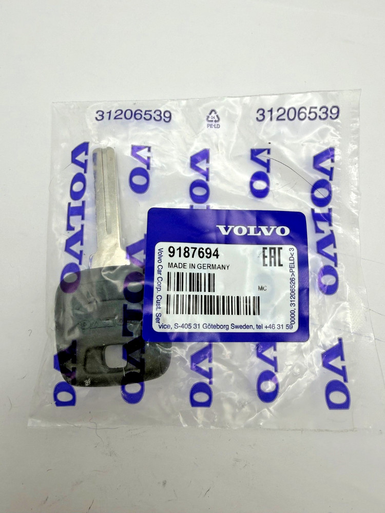 Genuine Volvo Key Blank 9187694 OEM