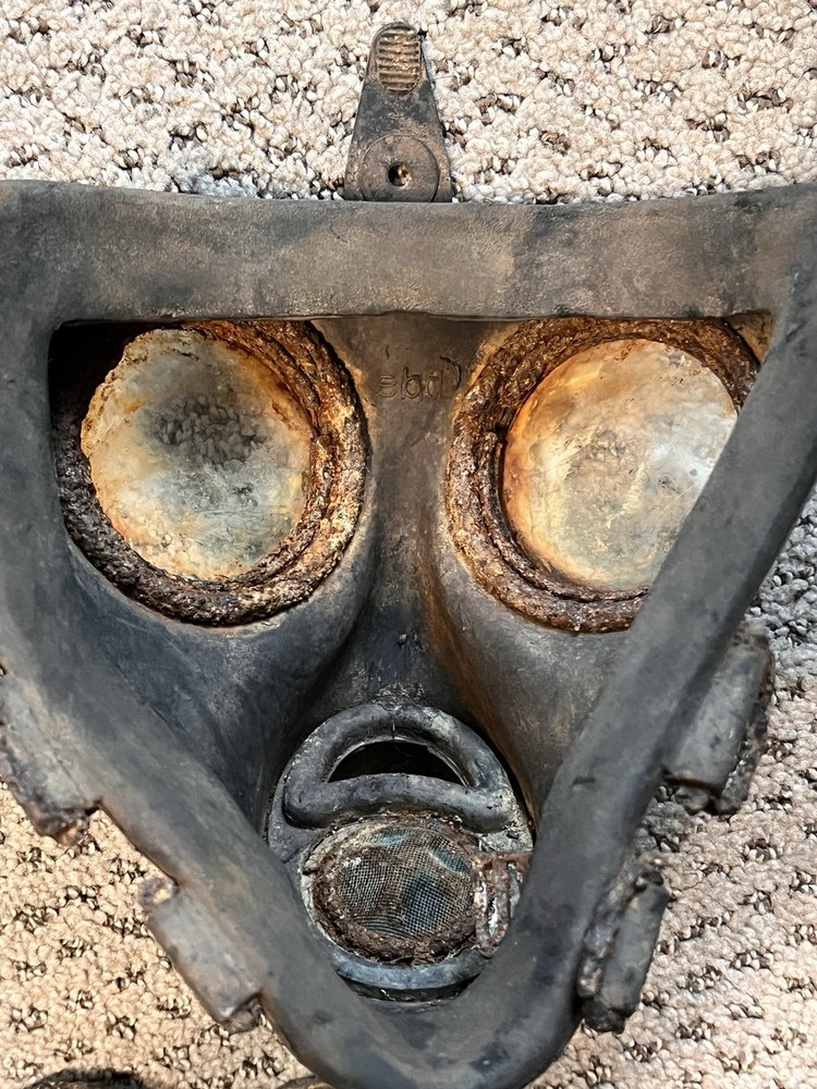 rare WW2 german gas mask