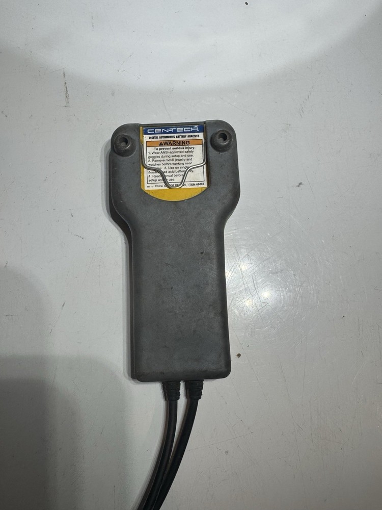 Cen Tech Digital Battery Analyzer Automotive Tested And Working