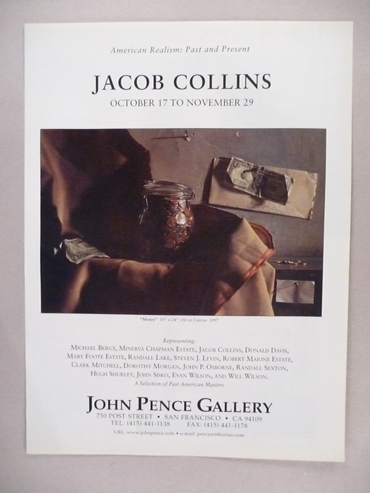 Jacob Collins MAGAZINE AD - 1997