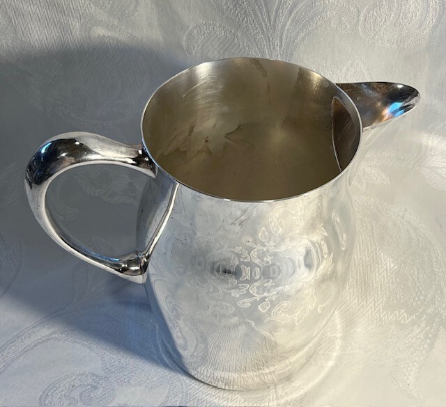 Vintage Sheridan Silver Plated Water Pitcher