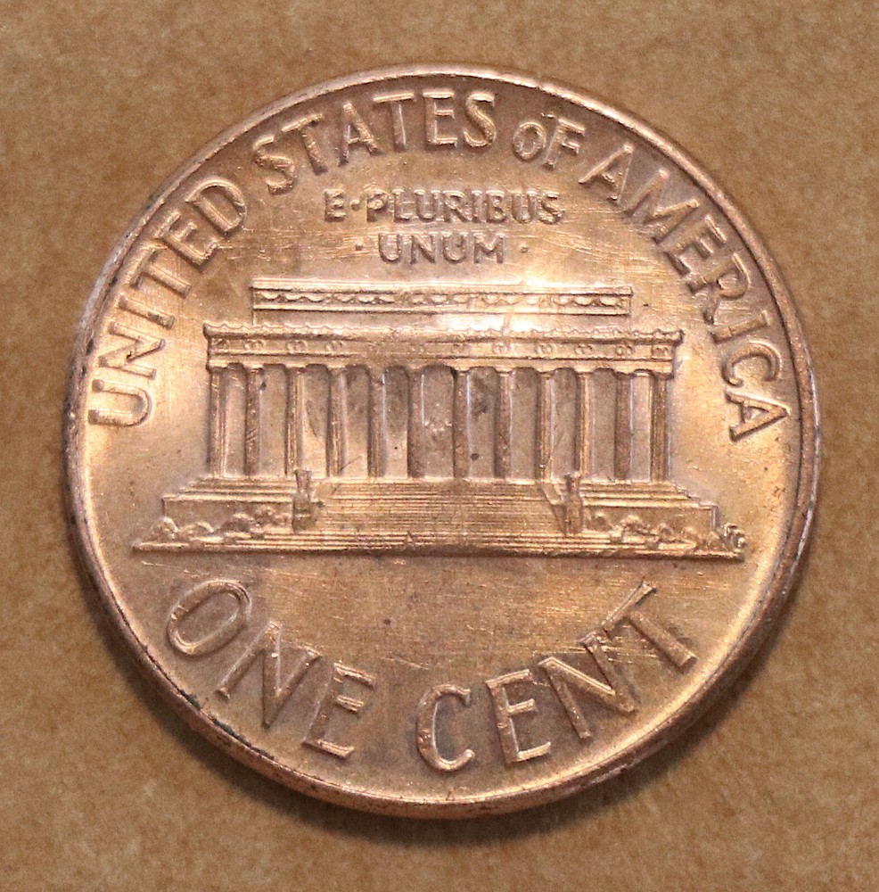 1967 Lincoln Memorial cent BU