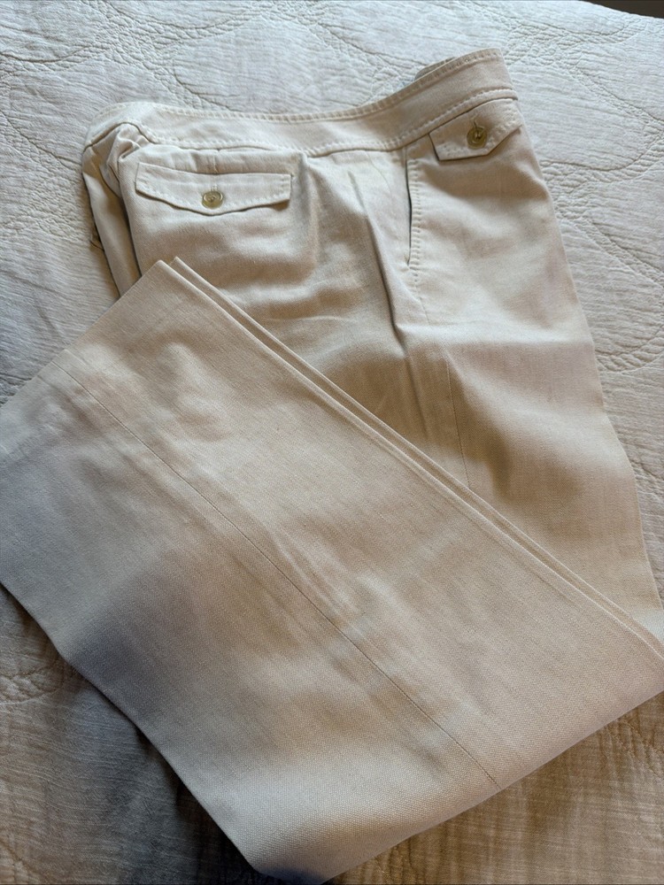 talbots linen pants women