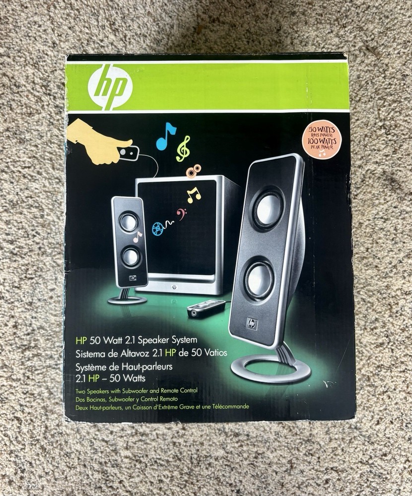 Hp 50w 2.1 Channel Speaker System