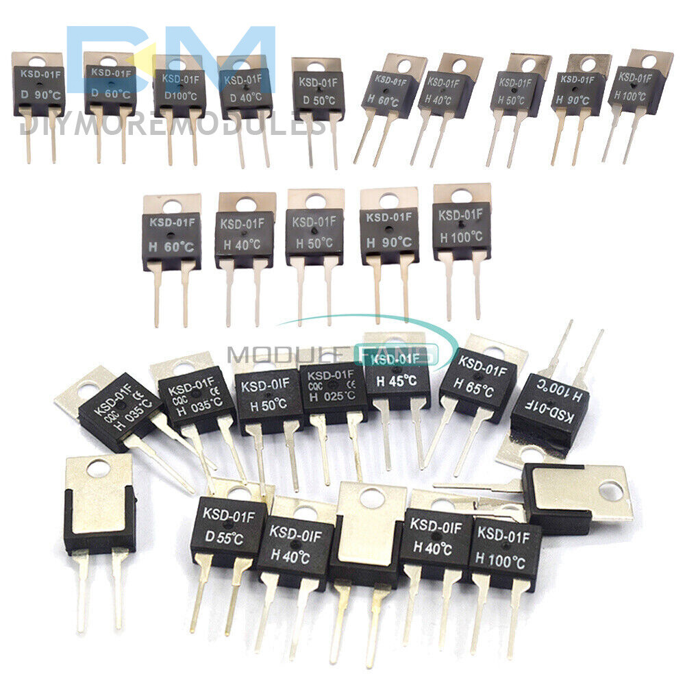 Normally Open/Closed Thermal Switch Temperature Sensor Chip Original KSD-01F