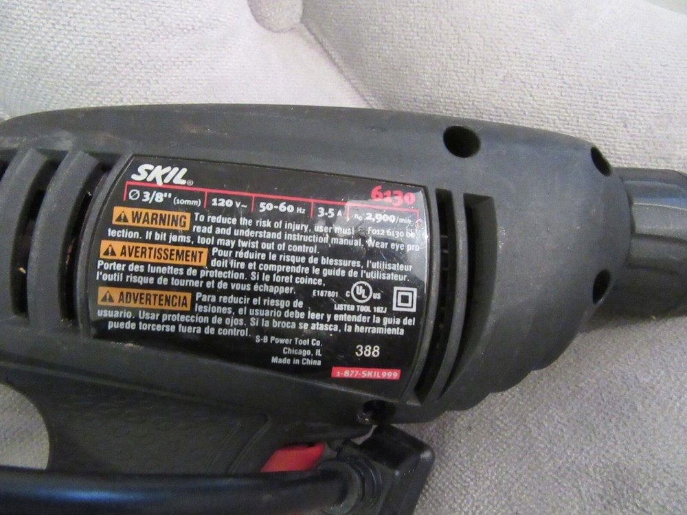 Used, but Great Working Corded Skill Reversible Drill Please See Video