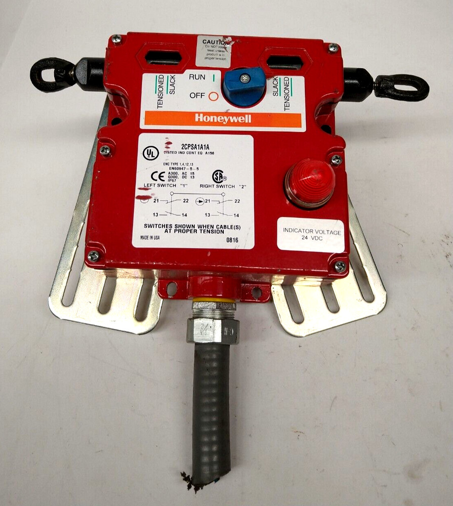 Honeywell 2CPSA1A1A 24VDC Pull Cable Switch