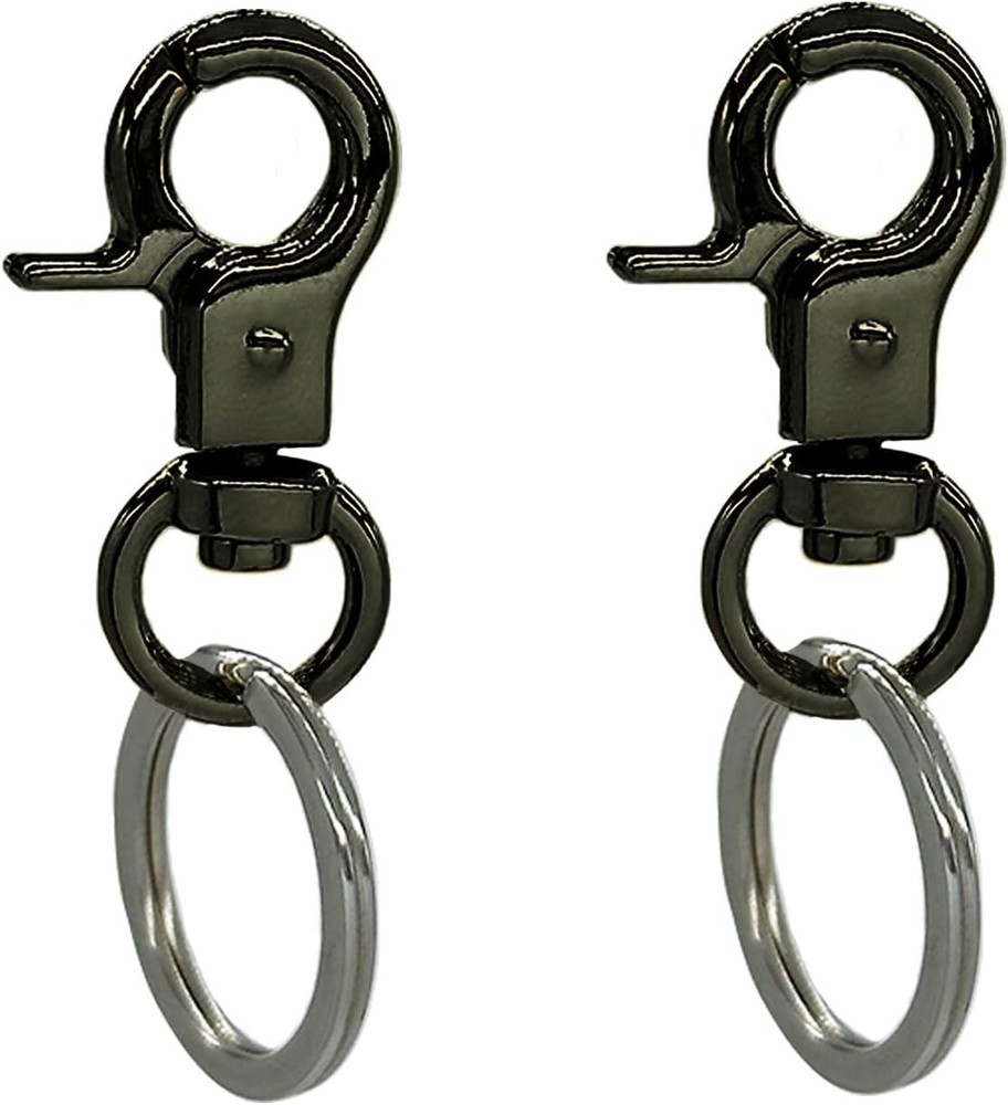 Dog Tag Clips 2 Pack Easy Change for Pet ID Tag Quick Clips Small Medium Large D