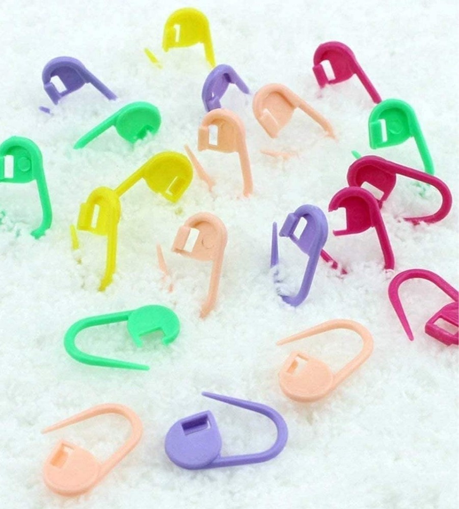 100PCS Crochet Stitch Markers Locking Knitting Clips