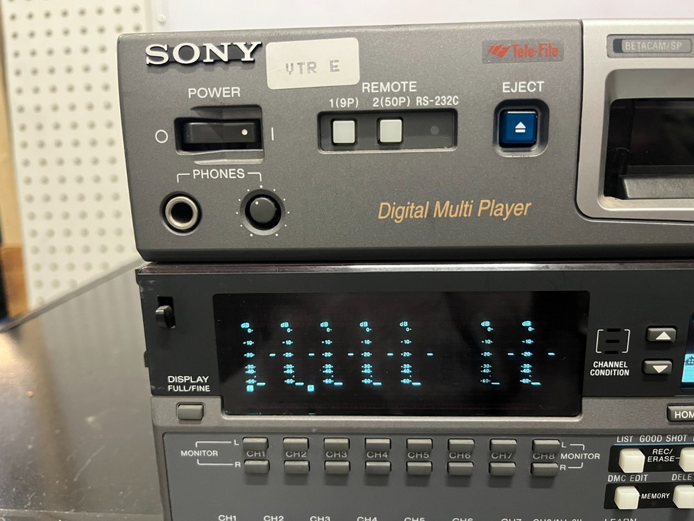 Sony MSW-M2100 MPEG IMX Digital Videocassette Player + Edit Panel - ERR-96 AS-IS