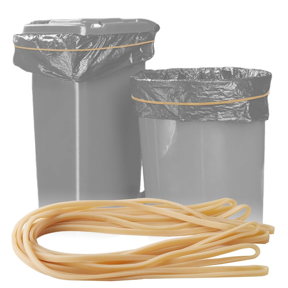 Rubber Bands for 32-55 Gallon Trash Cans(Value 3 Pack) yellow