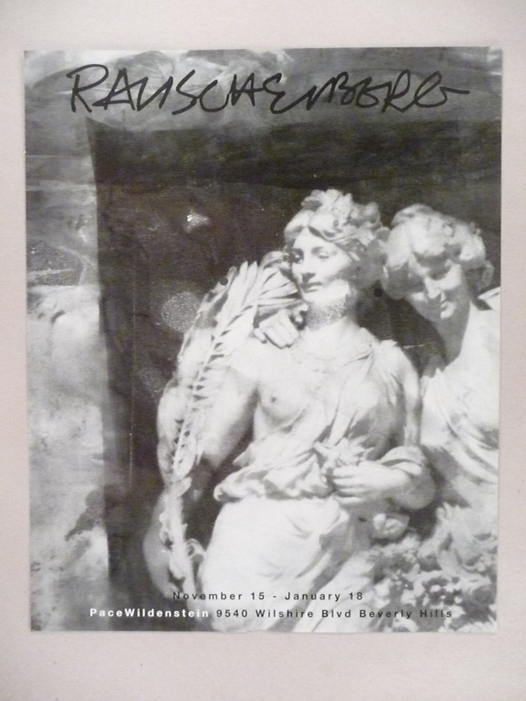 Robert Rauschenberg MAGAZINE AD - 1996