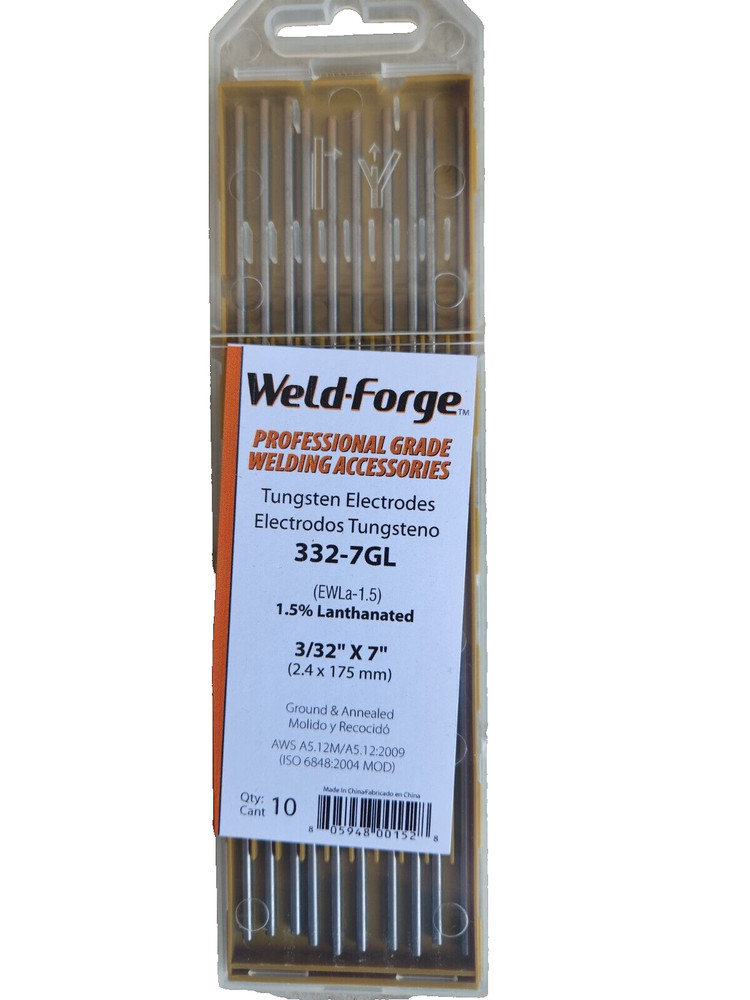 *NEW* Weld-Forge 332-7GL Tungsten Electrodes   (#132)