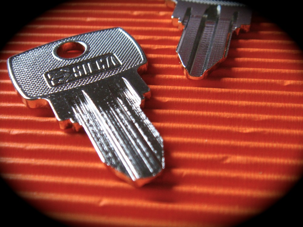 Key blank Pair -Suits older B & D Roller Doors -LW17 Key Blank-Free Postage!