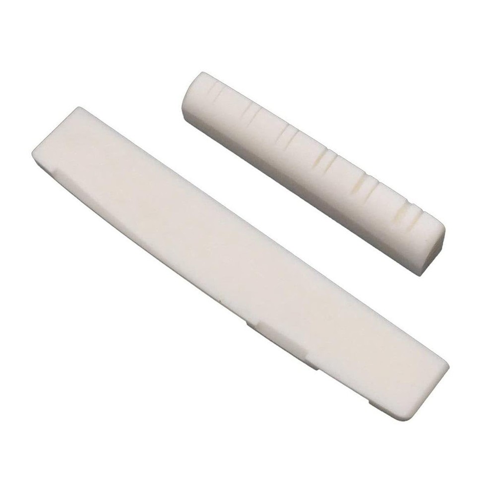 12 Strings Acoustic Guitar Bone Bridge Saddle Nut Upper string pillow (49 * 6...
