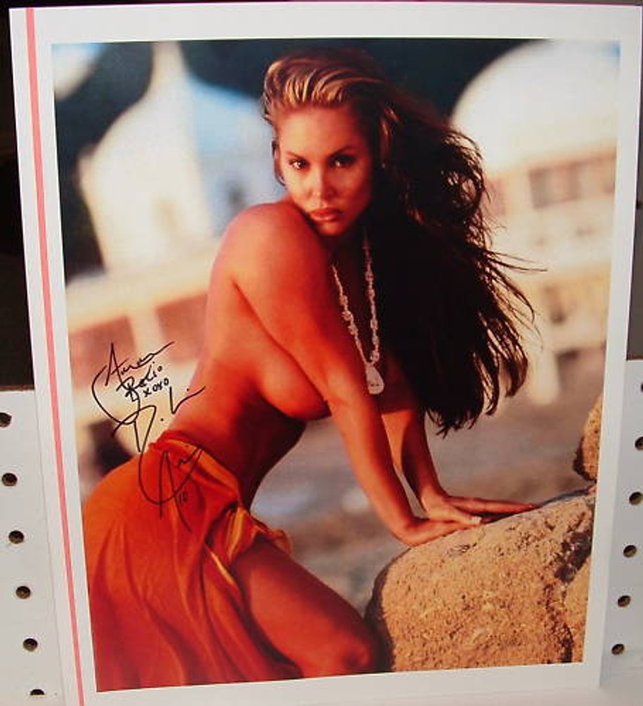 BENCHWARMER  MODEL - ROBIN ARCURI - SIGNED COLOR 8X10