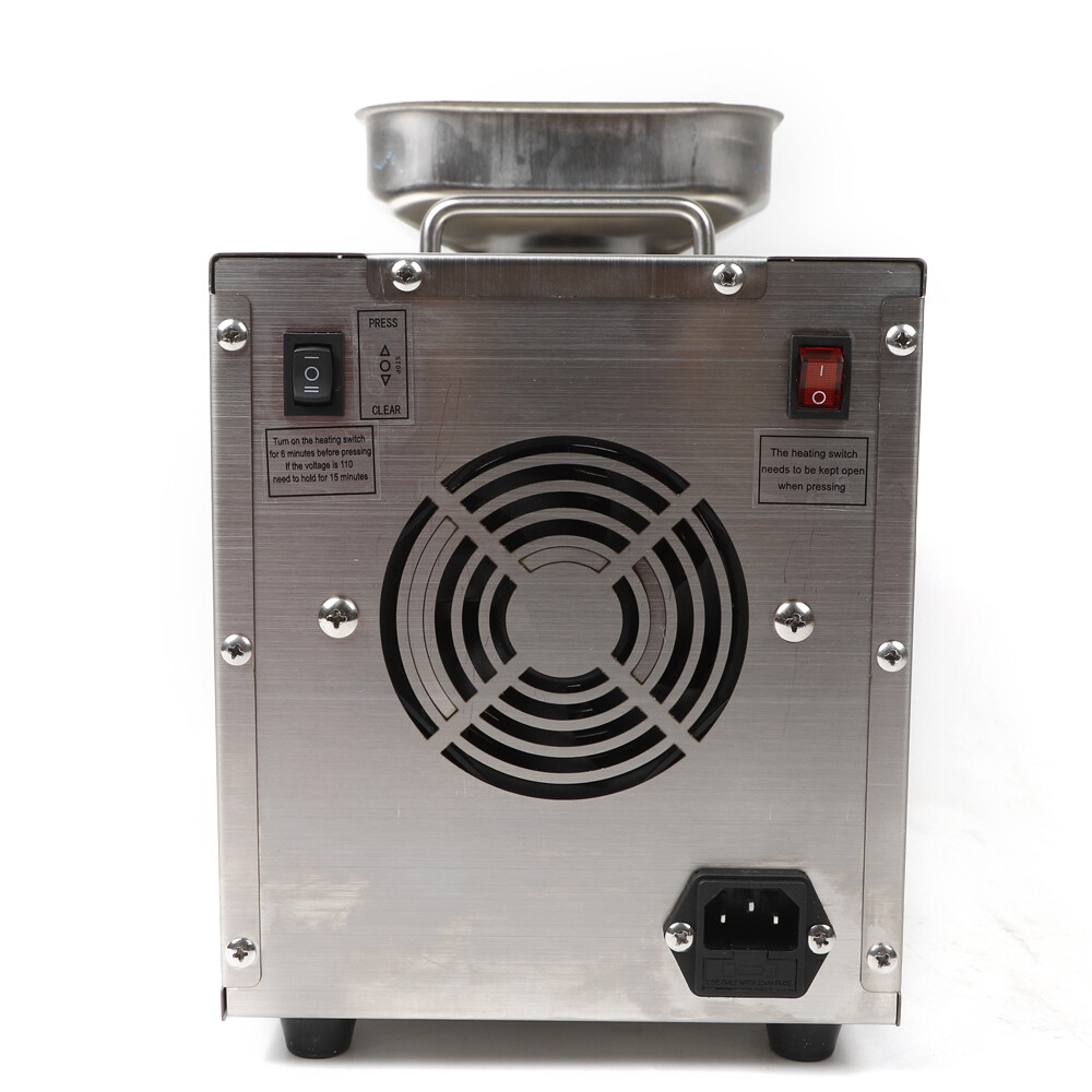 610W Automatic Nut Flax Seeds Oil Press Machine Commercial Kitchen Extractor