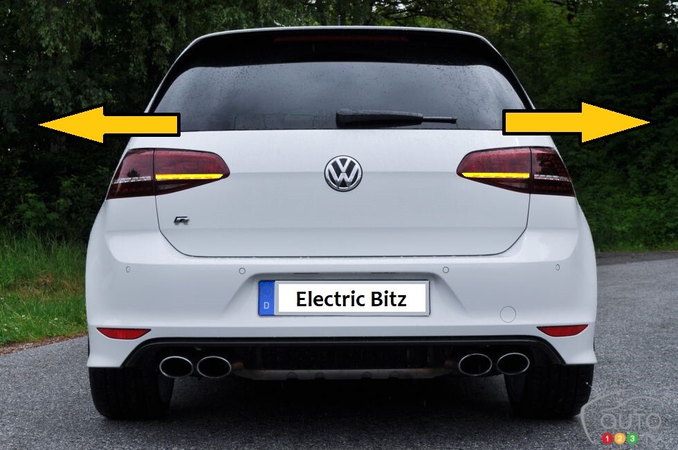 Semi Dynamic LED Indicator Tail Light Module VW Golf 7 (2012-18) See Video!