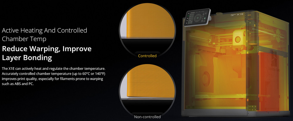 USED Bambu Lab X1E Combo 3D Printer and AMS - For Pro/Engineering Applications