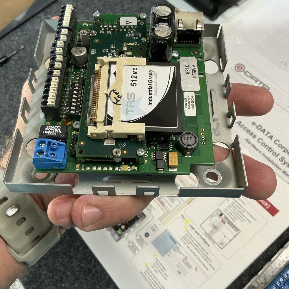 Lot of Kaba E-data Access Control Board System With Software Instructions AM524