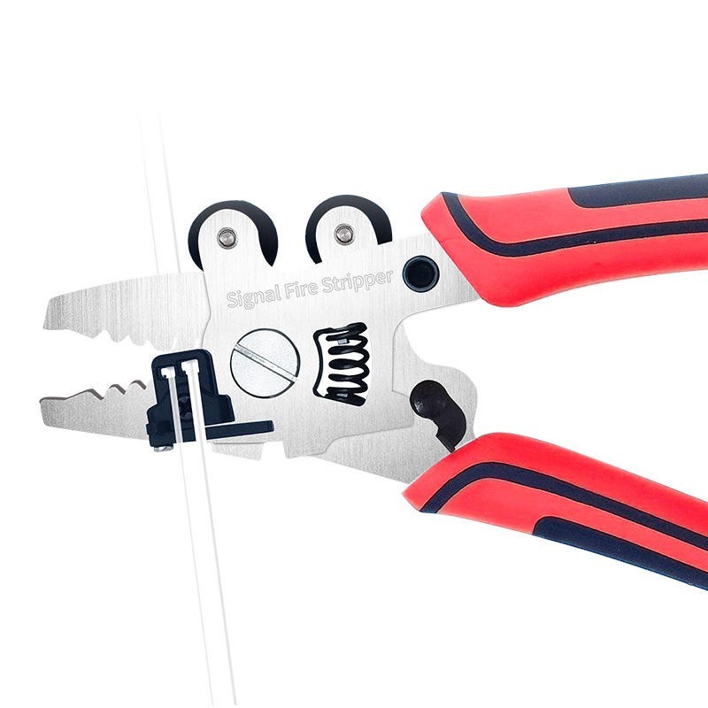 FTTH Tools 9 in 1 Cable Wire Stripper With Scale Scissors Clean Cotton Cutter
