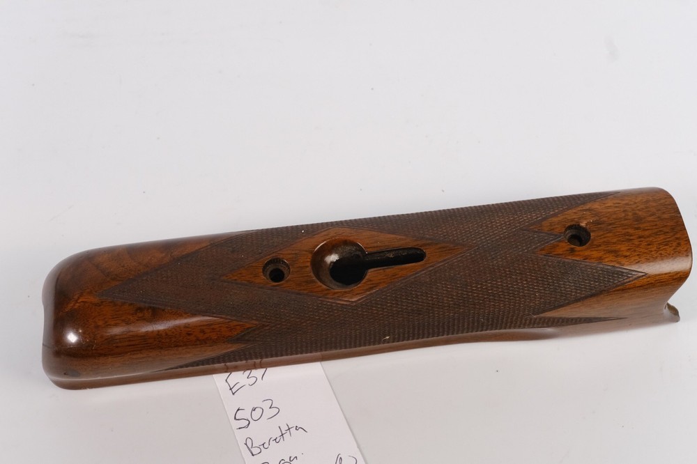E37 Beretta S03 12 Gauge Forearm Forend Nice Checkering