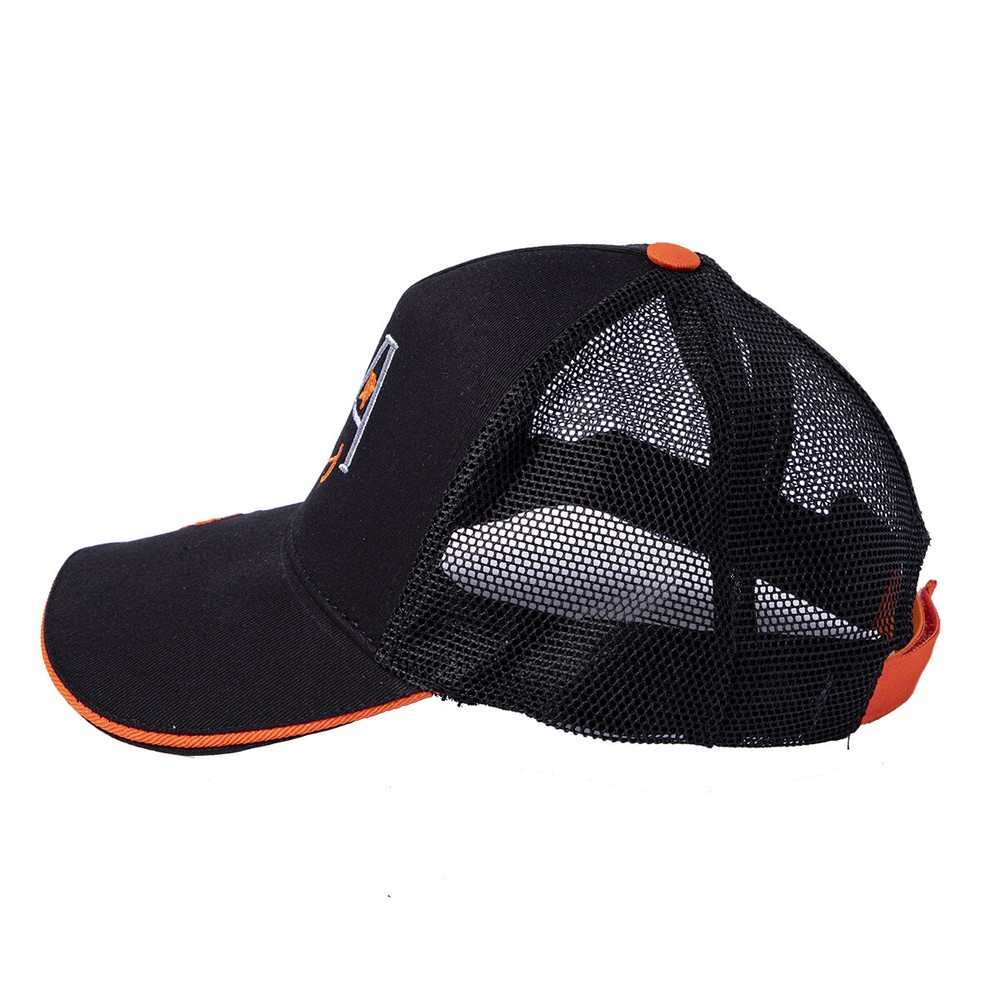 Biggdesign Moods Up Happy Trucker Hat Black Color