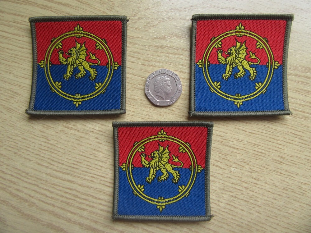 UK MOD, Regional Command Issue TRF insignia patches.  x 3