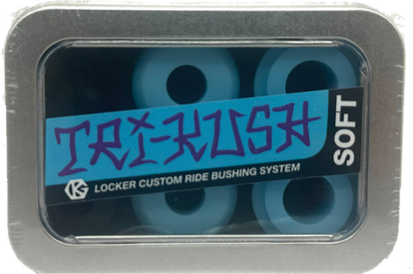 GRIND KING TRI-KUSH BUSHINGS SET SOFT BLUE 2pr