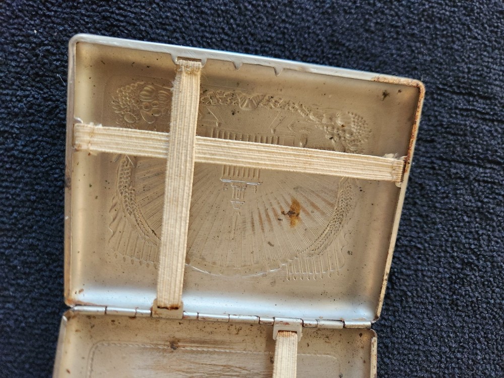 Vintage Set of 2 Russian Cigarette Cases