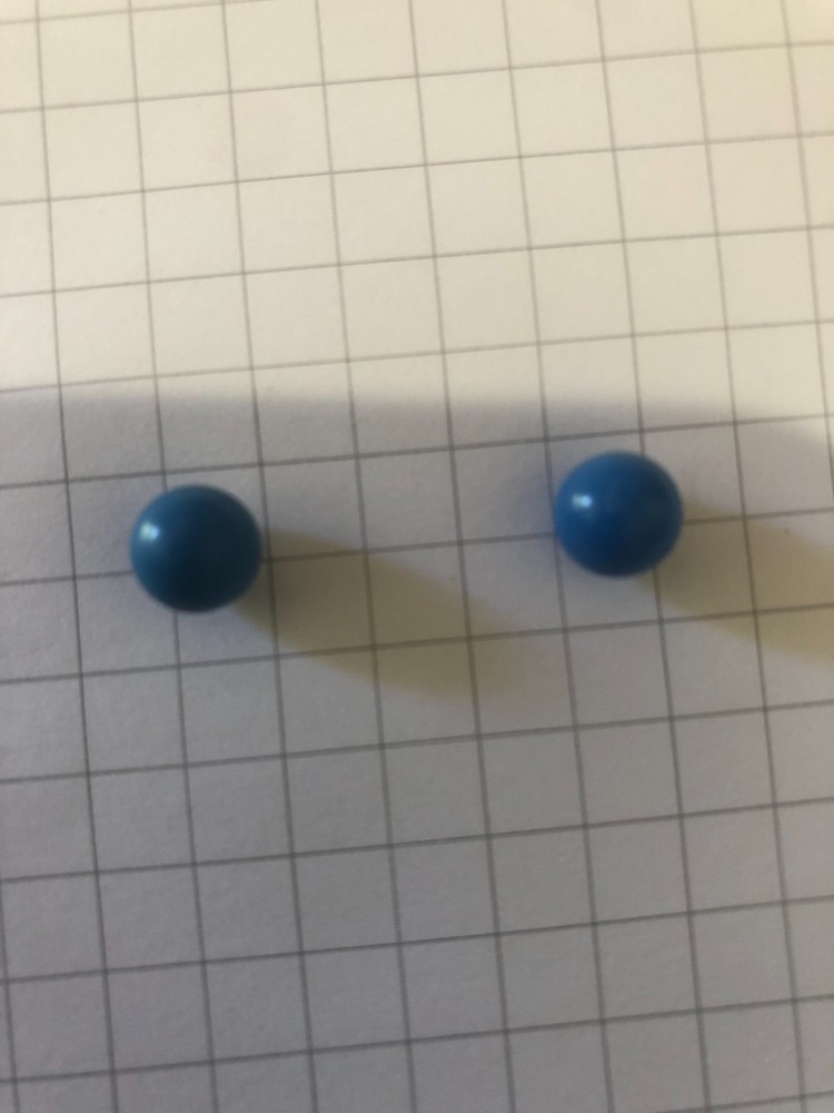 Set of 2 Check Balls Blue for Kinetico Water Softener