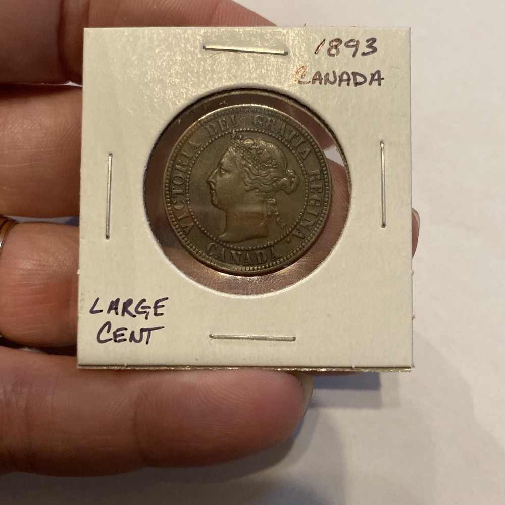 1893 canada large cent queen victoria