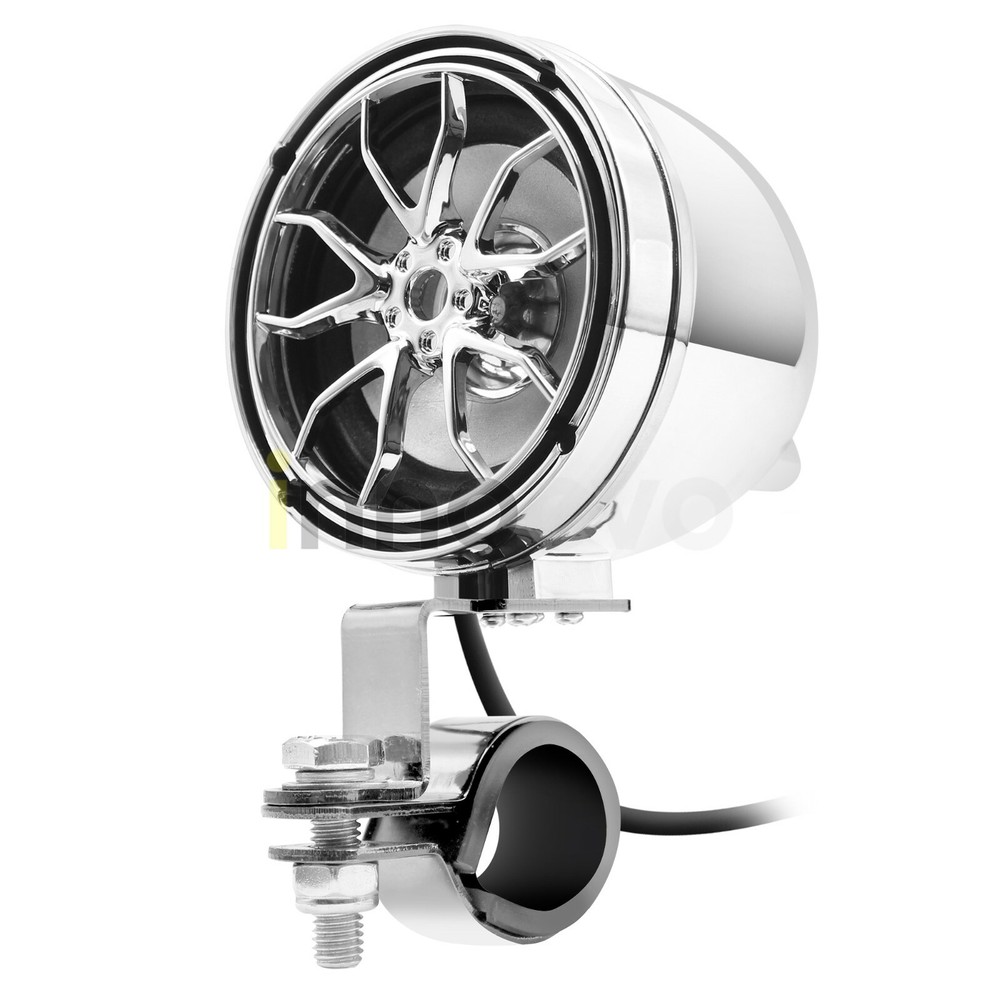 Motorcycle Bluetooth Wireless Speaker Audio System Stereo MP3 SD ATV UTV Scooter