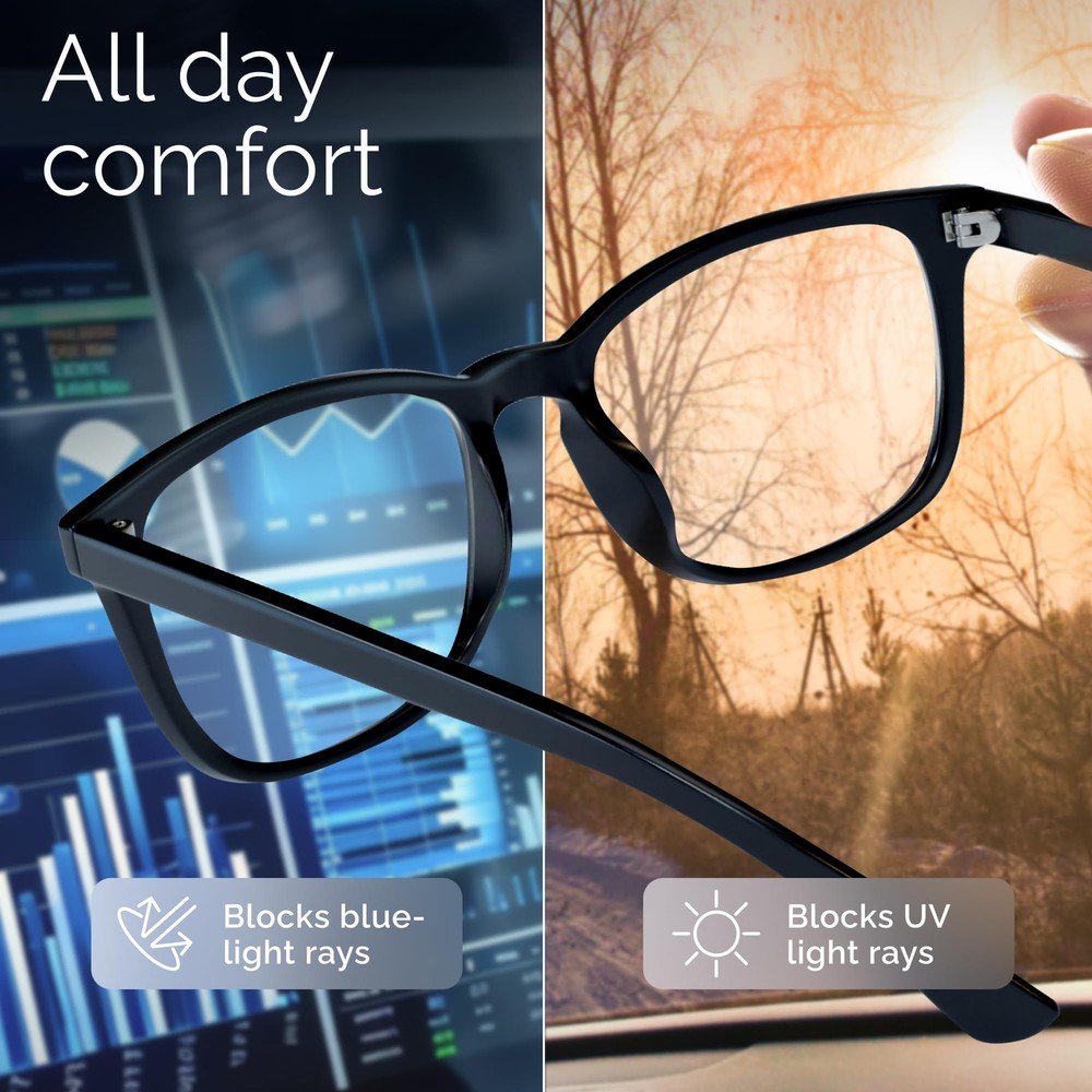 Livho High Tech Blue Light Blocking Computer Glasses - Protect Eyes & Reduce Str