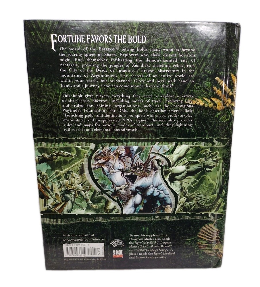 D&Ds Explorer's Handbook : Eberron Campaign Supplement by David Noonan & Others