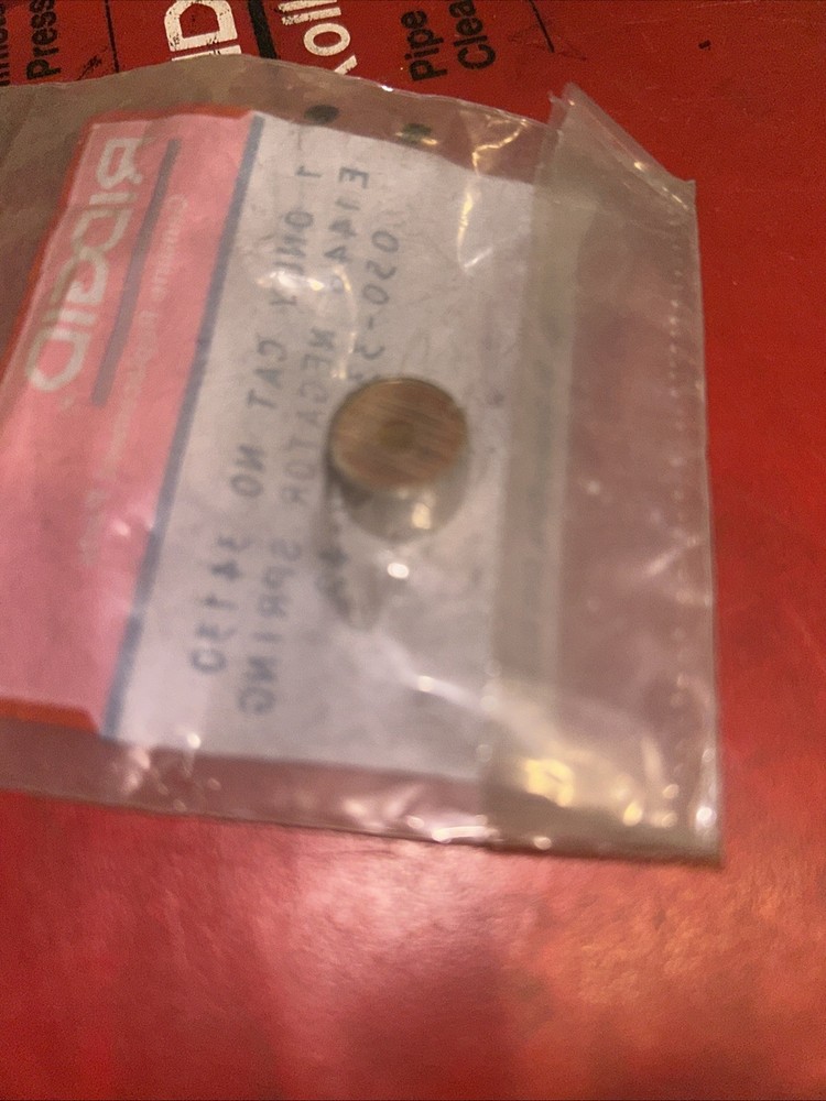Ridgid Neg Spring Part Number 34130. E1446
