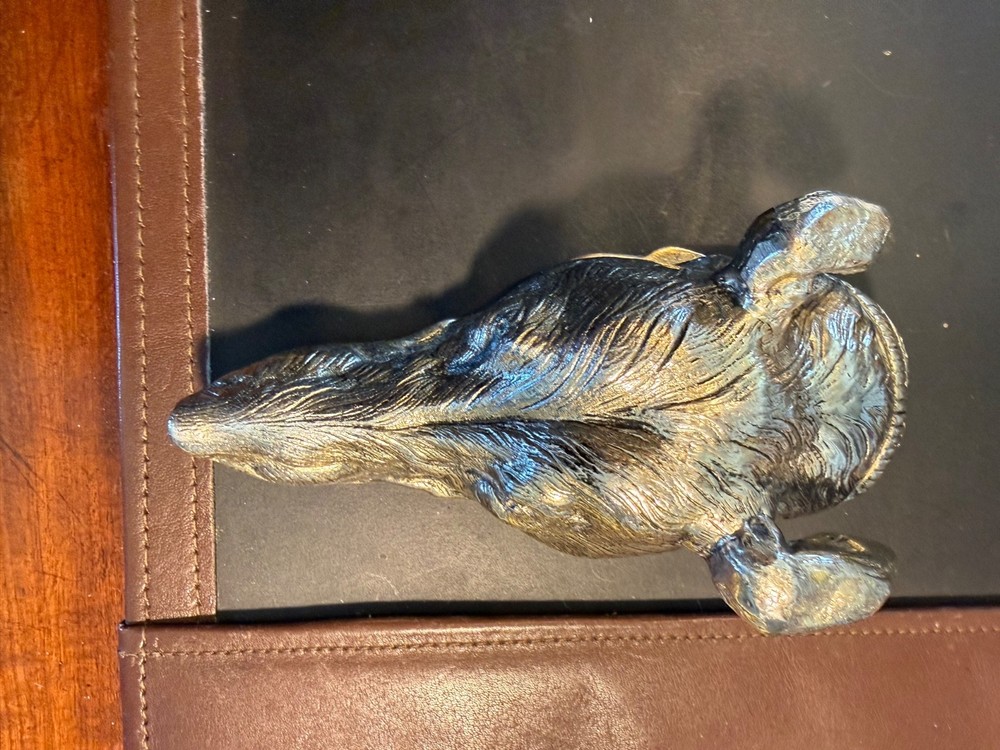 Silver Plated Fox- Head Paper Holder
