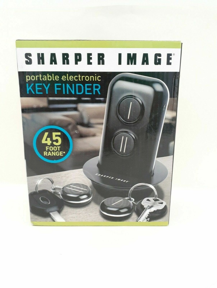 Sharper Image  Metal/Plastic  Black/Silver  Key Finder