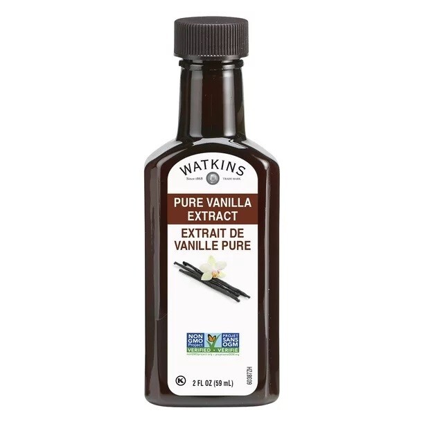 Watkins Pure Vanilla Extract 2 oz. (Liquid, Ambient, Plastic Container) MAY 2027