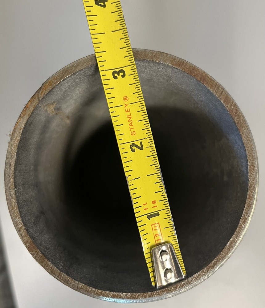 3" X 10-7/8" RUNNING THREAD CONDUIT PIECE PREVIOUSLY CUT