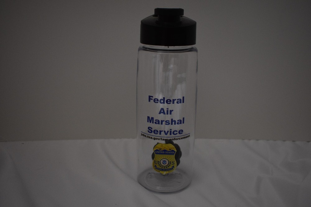 FEDERAL AIR MARSHAL WATER BOTTLE ( NEW )